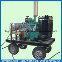 500bar High Pressure Wet Sand Cleaner Diesel Water Cleaning Machine